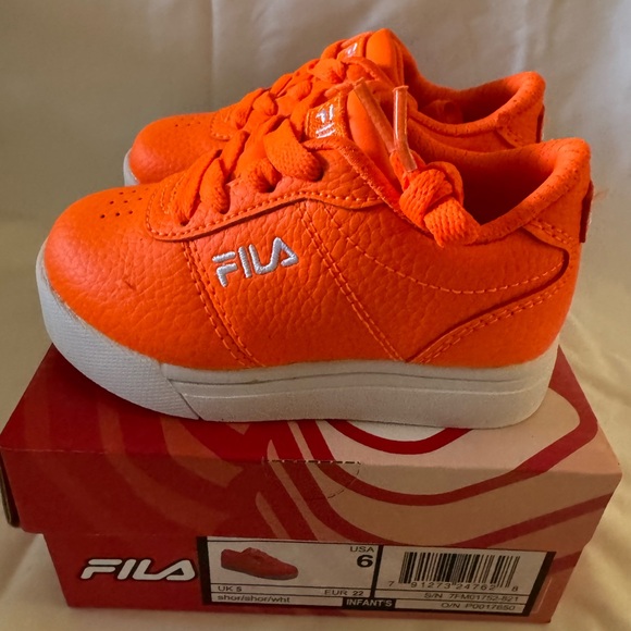FILA impress LL low Infant Toddler Sneakers Tennis Shoes Size  6 New in Box - Picture 4 of 6